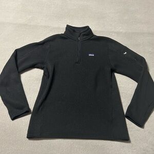 Patagonia Black 1/4 Zip Pullover Jacket - Women’s Size L